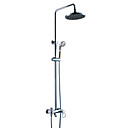 chroom bad douche kraan met 8 inch ronde douche kop + anion handdouche