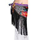 Dancewear Polyester With Tassels Belly Dance Performance Belt For Ladies