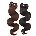 16 pulgadas europeo remy cabello ondulado tejido de la extensión del pelo