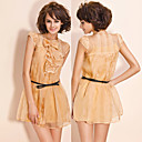 TS Luxury Bow-tie 100% Silk Organza Dress (More Colors)