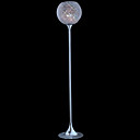 3 - Light Modern Floor Lights with Crystal Shade
