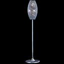 Modern Floor Lights with 3 Lights Crystal Shade