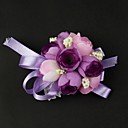 Satin / Cotton Free-form Wedding Wrist Corsage (More Colors)