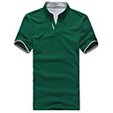 Fashion V-cou des hommes minces t-shirt