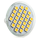 mr16 27-5050 SMD 4w 300lm 2800-3300K luce bianca calda ha condotto la lampadina spot (12v)