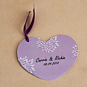 Personalized Heart Shaped Wedding Invitation - Set Of 50