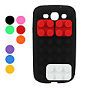 tijolo capa de silicone estilo para Samsung Galaxy i9300 s3