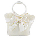 bellissima borsa in tessuto sera matrimonio con fiore