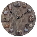 la naturaleza inspirada en el diseño del reloj de pared de piedra creativa