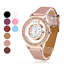 modieuze pu damesschoenen van leer analoge quartz horloge (verschillende kleuren)