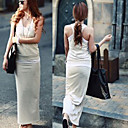 Solid Color Casual Suits Vest and Dress