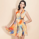 TS Abstract Print Dress
