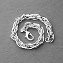 bellissimo argento viti bracciale unisex