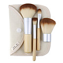 4PCS Nylon Brush with Bamboo Handle