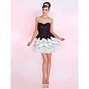 Ball Gown Sweetheart Short/Mini Sequined Cocktail Dress