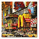 Printed New York City Canvas Art with Stretched Frame