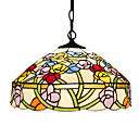 Tiffany 2 - Light Pendent Lights in Floral Feature