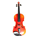 Violintine - (V23) 4/4 Professional-Grade Solid Spruce & 1-Piece Flame Maple Violin with Case/Bow