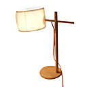 40W 1 - Light Modern Table Light in Ash Wood Drum Designed