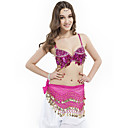 dancewear Polyester mit Pailletten Leistung BH-Top für Damen mehr Farben