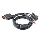 câble vidéo VGA pour Xbox 360 (1,8 noir)
