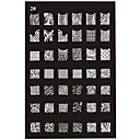 Nouveau Nail Art Stamp recommandée Plaque Stamping Image de tasse