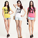 basic dames grote omvang losse korte mouwen t-shirts