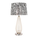 60W Elegant 1 Light Table Light with Transparent Glass Stand