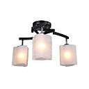 Modern Chandelier with 3 Lights in Warm Light