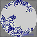 blauw en wit patroon regendicht bruiloft paraplu