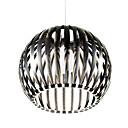 60W Modern Acrylic Pendant Light with 1 Light Globe Design