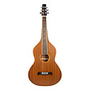 Aiersi - (05HBTR) Cuerda sólido de caoba guitarra Weissenborn Encuadernación / Acoustic Guitar Slide hawaiana con Gig Bag (Satin)