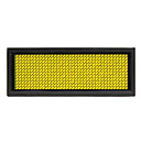 75mW Gele LED Mini Board / LED Naam Card met Multi Modes batterij aangedreven