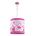 1 Luz Pingente luz encantadora rosa com Imagem Castelo