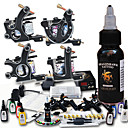 4 Cast Iron Tattoo Gun Kit for Lining and Shading
