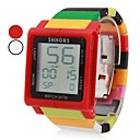 unisexe écran tactile numérique de plastique montre-bracelet automatique (multicolore)