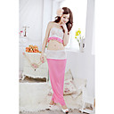Sexy Lace Nightwear Suit With Long Trousers