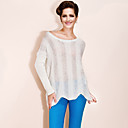 ts Pailletten-Stickerei Welle Saum Pullover (mehr Farben)