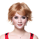 Capless Top Quality 100% Human Hair Super Fashion Blonde Short Wig