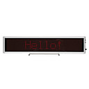 76mW Red Plastic LED Mini Board / LED Naam Card met Multi Modes batterij aangedreven