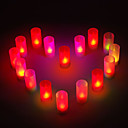 12 - LED Light Singe Bougie de mariage Cadeaux de fête ou de couleur