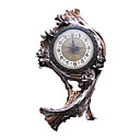 Retro Table Clock in Polyresin 20"