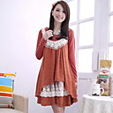 chemise de diamant de base avec vest robe en dentelle