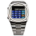 TW818 1.6 Inch of Ultra-thin All Steel Belt Camera MP3 Watch JAVA Mobile Phone