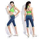 Nova SiBoEn mulheres Estilos Yoga roupas de fitness Workout se adapte às 2 conjuntos (Vest Yoga sexy + Yoga Pants Drawstring)