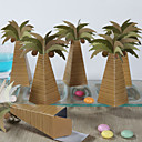 Coconut Tree Design Favor Box (Set of 12)
