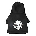 Cool Style Skull and Star Pattern Pet Hoodies for Dogs (XS-XL)