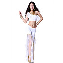 Dancewear Crystal Cotton and Tulle Belly Dance Top and Bottom for Ladies More Colors