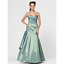 Trumpet/Mermaid Sweetheart Floor-length Taffeta Bridesmaid Dress