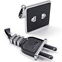 Couple Plug Socket Pendant(Free Chain)(5.3*2.8*0.6CM)